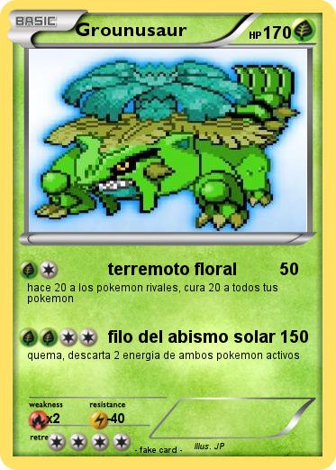 Pokemon Grounusaur