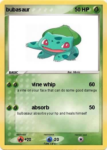 Pokemon bubasaur