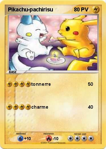 Pokemon Pikachu-pachirisu