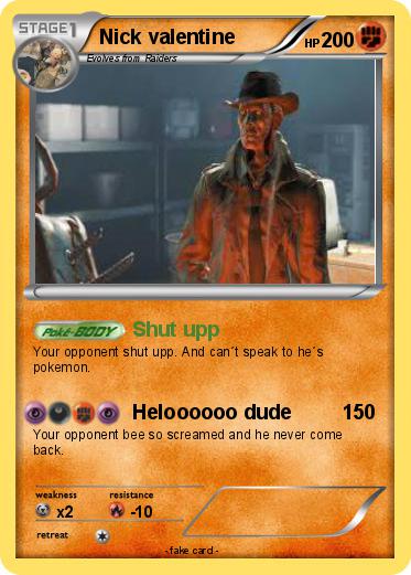 Pokemon Nick valentine