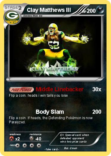 Pokemon Clay Matthews III
