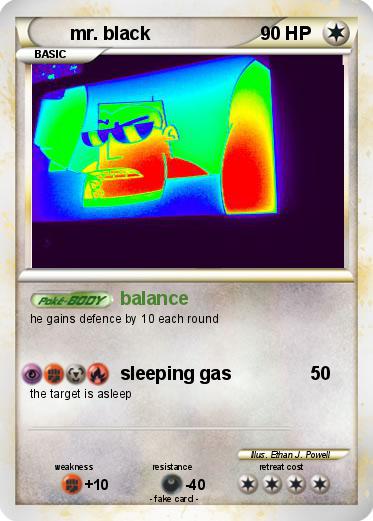 Pokemon mr. black