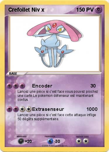 Pokemon Crefollet Niv x