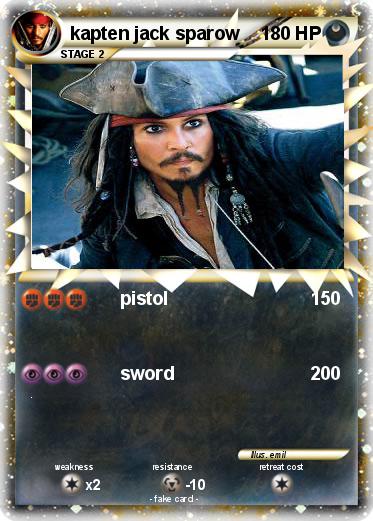 Pokemon kapten jack sparow