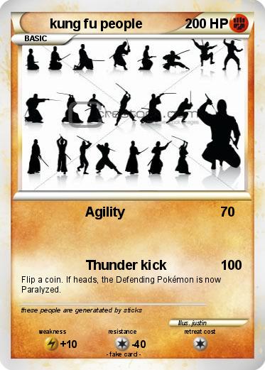 Pokemon kung fu people