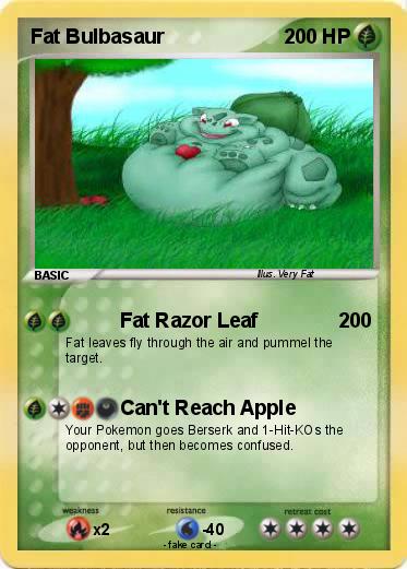 Pokemon Fat Bulbasaur