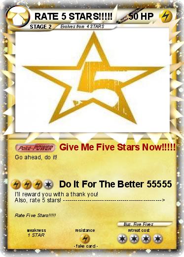 Pokemon RATE 5 STARS!!!!!