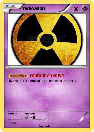 Pokemon radioation