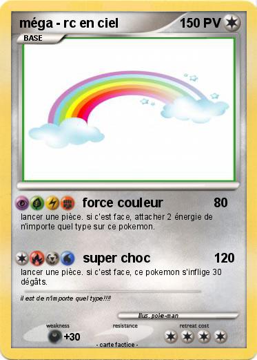 Pokemon méga - rc en ciel