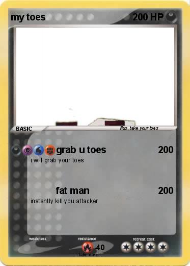 Pokemon my toes