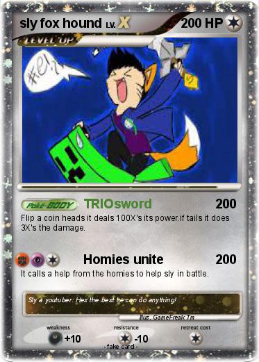 Pokemon sly fox hound