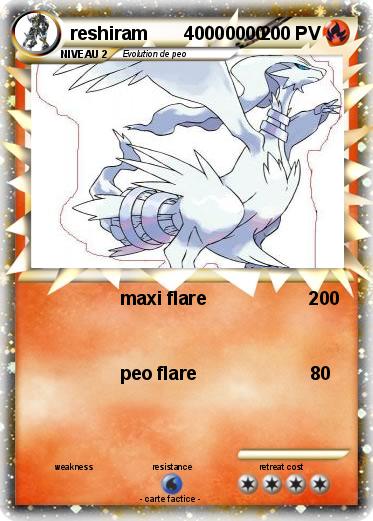 Pokemon reshiram       40000000