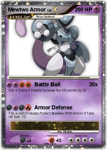 Pokemon Mewtwo Armor