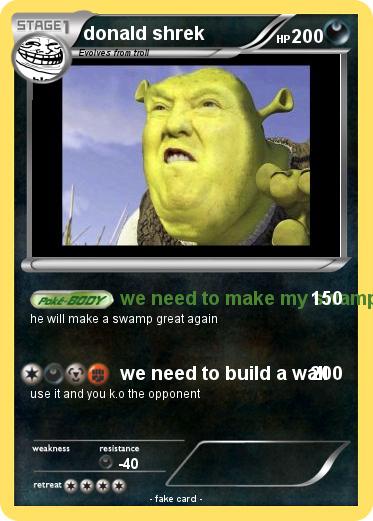 Pokemon donald shrek