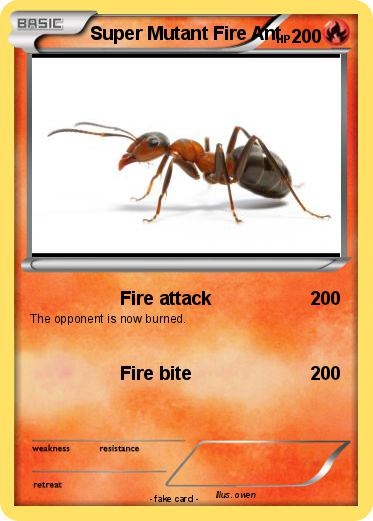 Pokemon Super Mutant Fire Ant