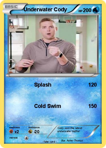 Pokemon Underwater Cody