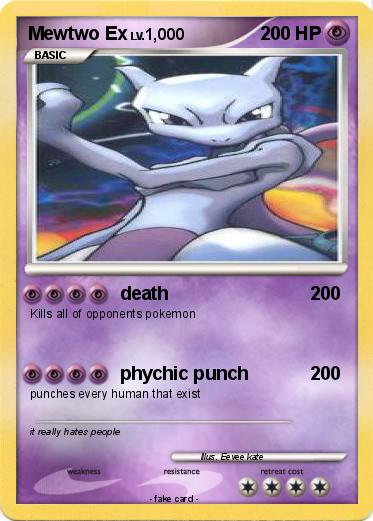 Pokemon Mewtwo Ex