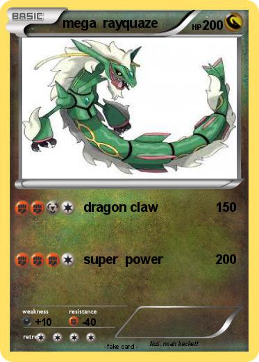 Pokemon mega  rayquaze
