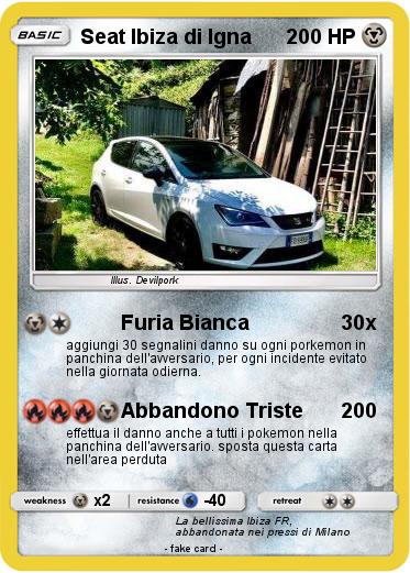 Pokemon Seat Ibiza di Igna