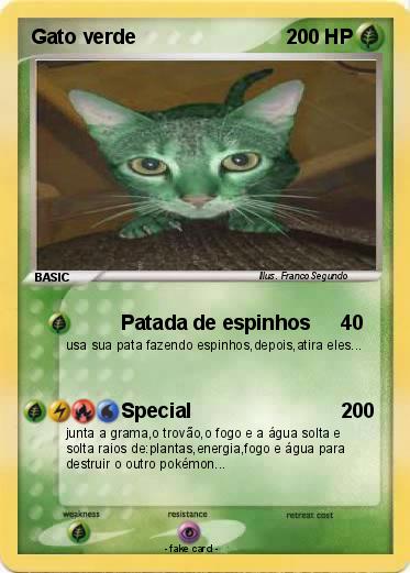 Pokemon Gato verde