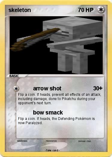 Pokemon skeleton