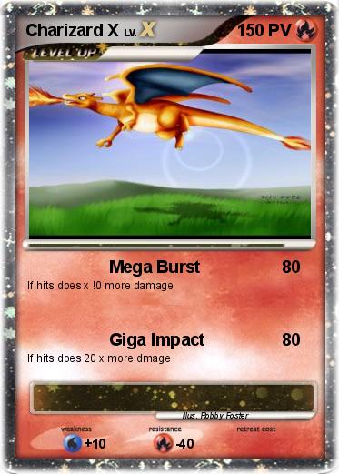 Pokemon Charizard X