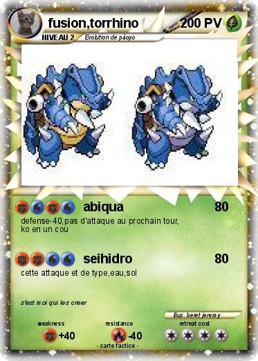Pokemon fusion,torrhino