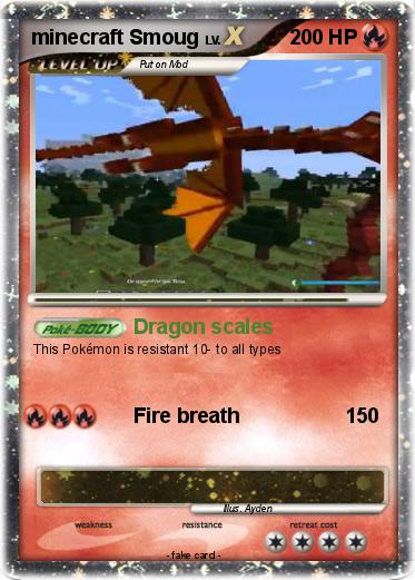 Pokemon minecraft Smoug