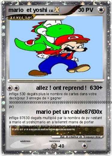 Pokemon mario  et yoshi