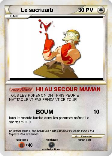 Pokemon Le sacrizarb
