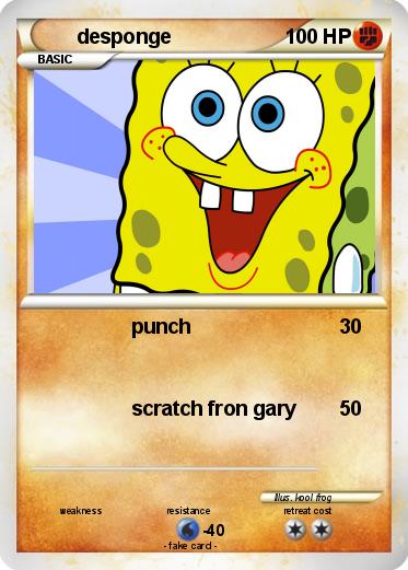 Pokemon desponge