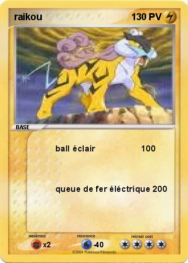 Pokemon raikou