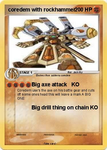 Pokemon coredem with rockhammer