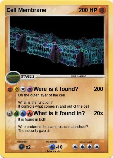 Pokemon Cell Membrane