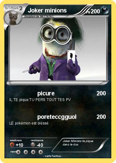 Pokemon Joker minions