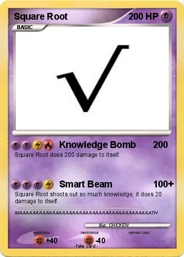 Pokemon Square Root