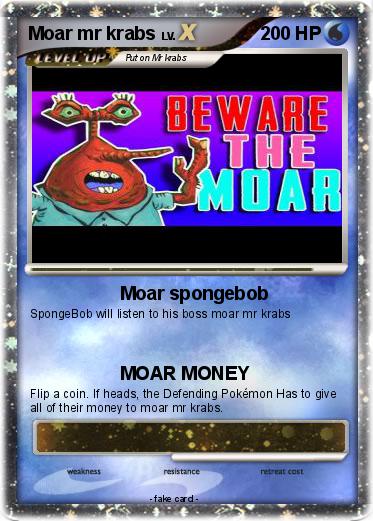 Pokemon Moar mr krabs