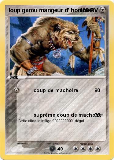 Pokemon loup garou mangeur d' hommes