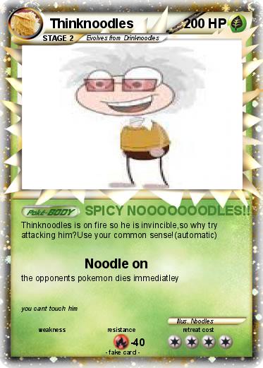 Pokemon Thinknoodles