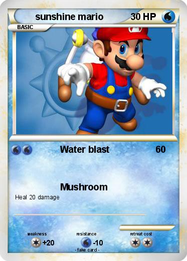 Pokemon sunshine mario