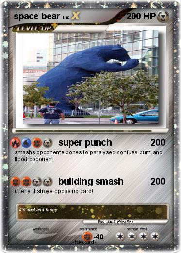 Pokemon space bear