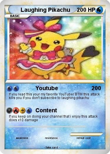 Pokemon Laughing Pikachu