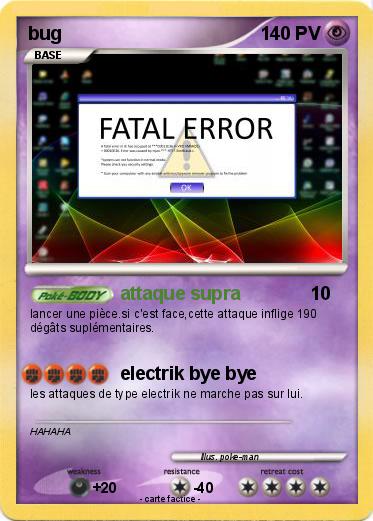 Pokemon bug