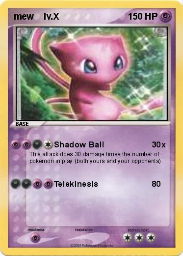 Pokemon mew    lv.X