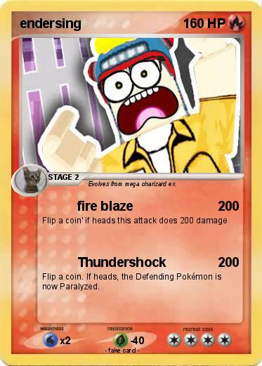 Pokemon endersing