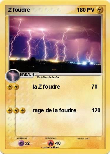 Pokemon Z foudre