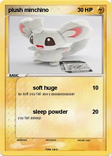 Pokemon plush minchino