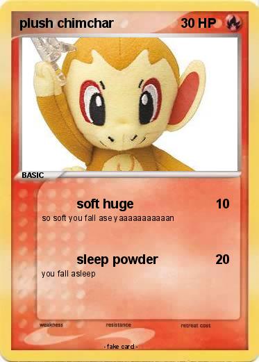 Pokemon plush chimchar