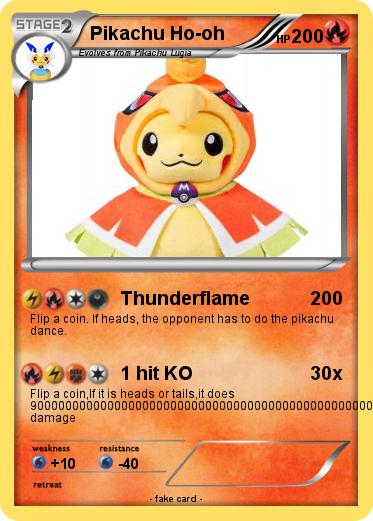 Pokemon Pikachu Ho-oh