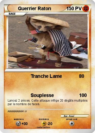 Pokemon Guerrier Raton